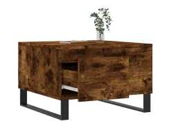 Best Mesa de centro 55x55x36,5 cm derivados madeira carvalho fumado PT532106 Castanho