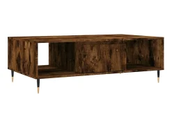 Mesa De Centro* Mesa de centro 104x60x35 cm derivados madeira carvalho fumado PT460514 Castanho