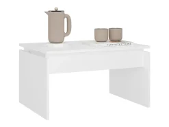 Mesa De Centro*vidaxl Mesa de centro 68x50x38 cm derivados de madeira Branco