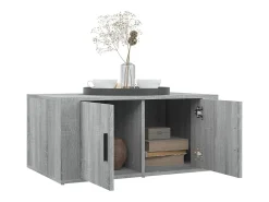 Mesa De Centro|vidaxl Mesa de centro 80x50x36 cm derivados de madeira cinza sonoma Cinzento