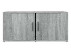 Mesa De Centro|vidaxl Mesa de centro 80x50x36 cm derivados de madeira cinza sonoma Cinzento
