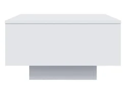 New vidaxl Mesa de centro 55x55x31 cm derivados de madeira Branco