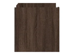 Mesa De Centro| Mesa de centro 80x50x50 cm derivados madeira carvalho PT443700 Castanho