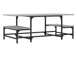 Mesa De Centro*vidaxl Mesa de centro 100x50,5x40 cm derivados de madeira cinza sonoma Cinzento