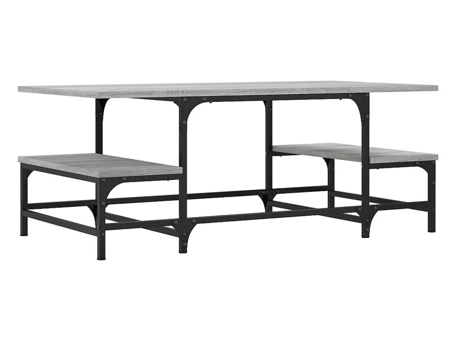 Mesa De Centro*vidaxl Mesa de centro 100x50,5x40 cm derivados de madeira cinza sonoma Cinzento