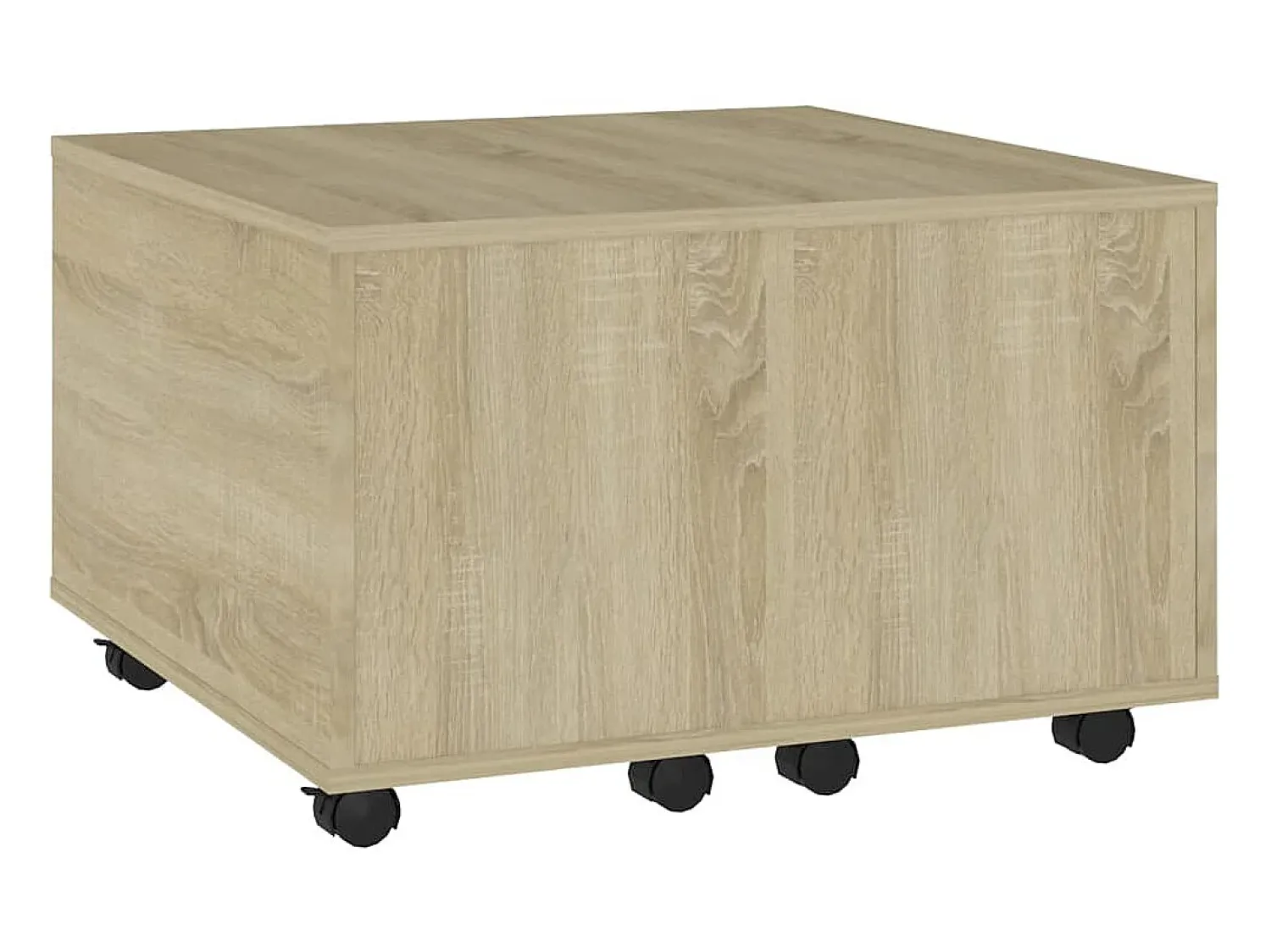 Mesa De Centro| Mesa de centro 60x60x38 cm derivados de madeira carvalho sonoma PT477024 Castanho