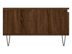 Mesa De Centro|vidaxl Mesa de centro 90x60x35 cm derivados madeira carvalho castanho Natural claro