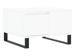 Best vidaxl Mesa de centro 55x55x36,5 cm derivados de madeira Branco