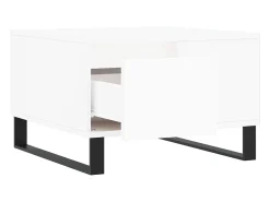 Best vidaxl Mesa de centro 55x55x36,5 cm derivados de madeira Branco