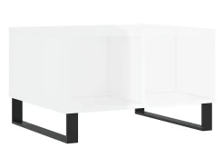 Mesa De Centro* Mesa de centro 60x50x36,5 cm derivados madeira brilhante PT774691 Branco