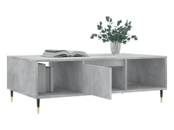 Mesa De Centro|vidaxl Mesa de centro 104x60x35 cm derivados madeira cimento Cinzento