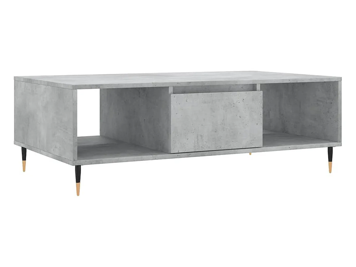 Mesa De Centro|vidaxl Mesa de centro 104x60x35 cm derivados madeira cimento Cinzento