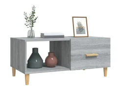 Mesa De Centro|vidaxl Mesa de centro 89,5x50x40 cm derivados madeira sonoma Cinzento