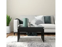Mesa De Centro* Mesa de centro 68x50x38 cm derivados de madeira PT173538 Preto