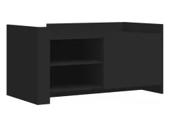 Mesa De Centro*vidaxl Mesa de centro 100x50x50 cm derivados de madeira Preto