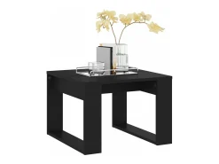 New Mesa de centro 50x50x35 cm derivados de madeira PT209229 Preto