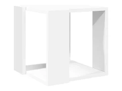 Mesa De Centro|vidaxl Mesa de centro 32x32x30 cm derivados de madeira Branco