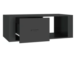 Mesa De Centro*vidaxl Mesa de centro 100x50,5x35 cm derivados de madeira Preto