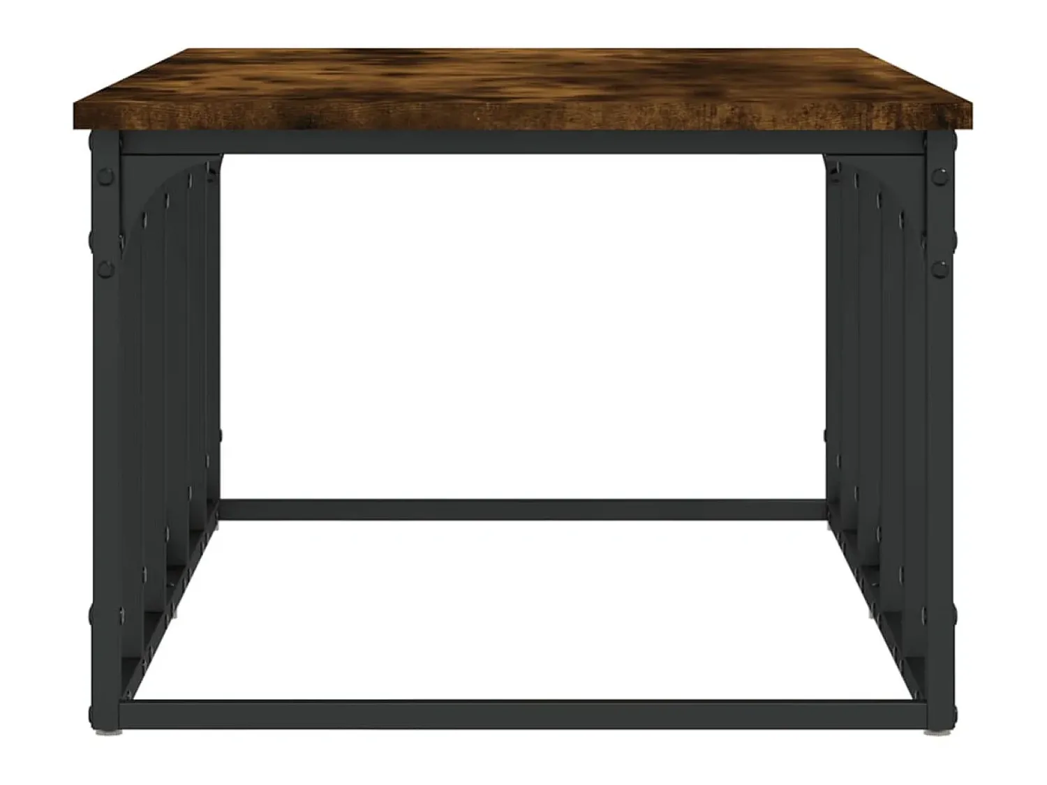 Mesa De Centro| Mesa de centro 100x50x35,5 cm derivados madeira carvalho fumado PT753154 Castanho