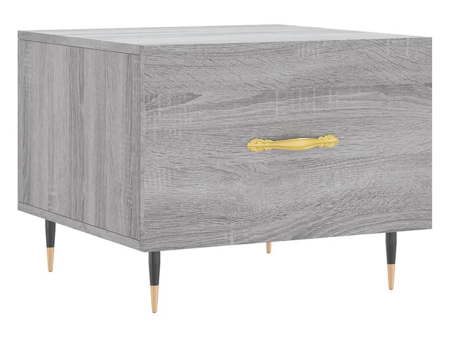 Outlet Mesa de centro 50x50x40 cm derivados madeira sonoma cinza PT219923 Cinzento