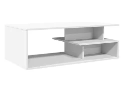 Mesa De Centro*vidaxl Mesa de centro 102x55x35 cm derivados de madeira Branco