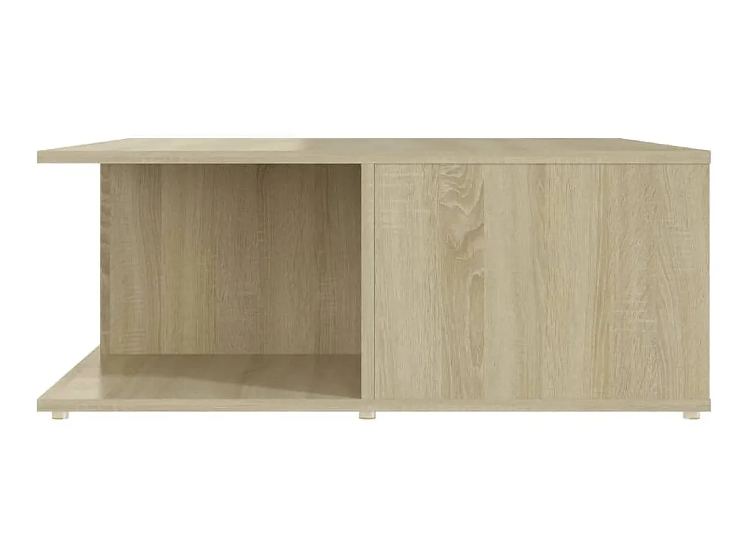 Mesa De Centro* Mesa de centro 80x80x31 cm derivados de madeira carvalho sonoma PT468208 Castanho