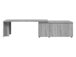 Mesa De Centro*vidaxl Mesa de centro 150x50x35 cm derivados de madeira cinza sonoma Cinzento