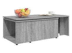 Mesa De Centro*vidaxl Mesa de centro 150x50x35 cm derivados de madeira cinza sonoma Cinzento