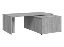 Mesa De Centro*vidaxl Mesa de centro 150x50x35 cm derivados de madeira cinza sonoma Cinzento
