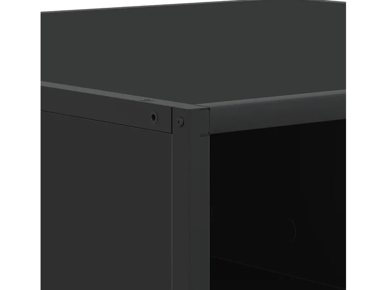 Mesa De Centro|vidaxl Mesa de centro 80x80x30 cm derivados de madeira/metal Preto