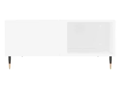 Mesa De Centro*vidaxl Mesa de centro 80x80x36,5 cm derivados de madeira Branco