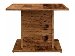 Clearance vidaxl Mesa de centro 55,5x55,5x40 cm derivados madeira madeira velha Natural claro