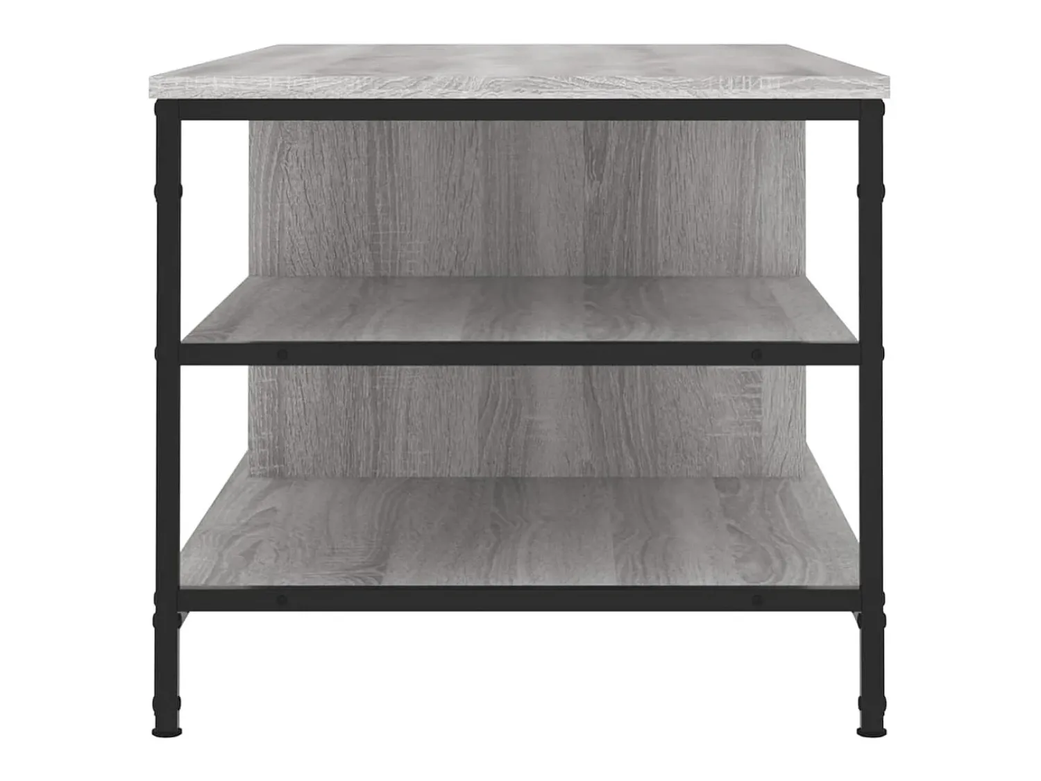 Mesa De Centro* Mesa de centro 100x50x45 cm derivados madeira sonoma PT597789 Cinzento