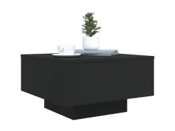 Mesa De Centro* Mesa de centro 55x55x31 cm derivados de madeira PT980298 Preto