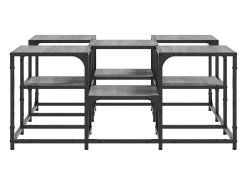 Best vidaxl Mesa de centro 91x91x40 cm derivados de madeira sonoma Cinzento