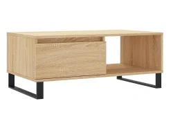 Mesa de centro 90x50x36,5 cm derivados madeira carvalho sonoma PT590226^ Mesa De Centro