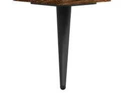 Mesa De Centro|vidaxl Mesa de centro 50x50x40 cm derivados madeira carvalho castanho Natural claro