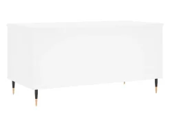 Mesa De Centro*vidaxl Mesa de centro 90x44,5x45 cm derivados de madeira Branco