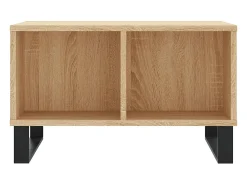 Mesa De Centro*vidaxl Mesa de centro 60x50x36,5 cm derivados madeira carvalho sonoma Natural claro