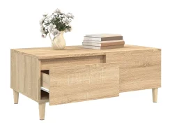 Mesa de centro 90x50x36,5 cm derivados madeira carvalho sonoma PT340262^ Mesa De Centro