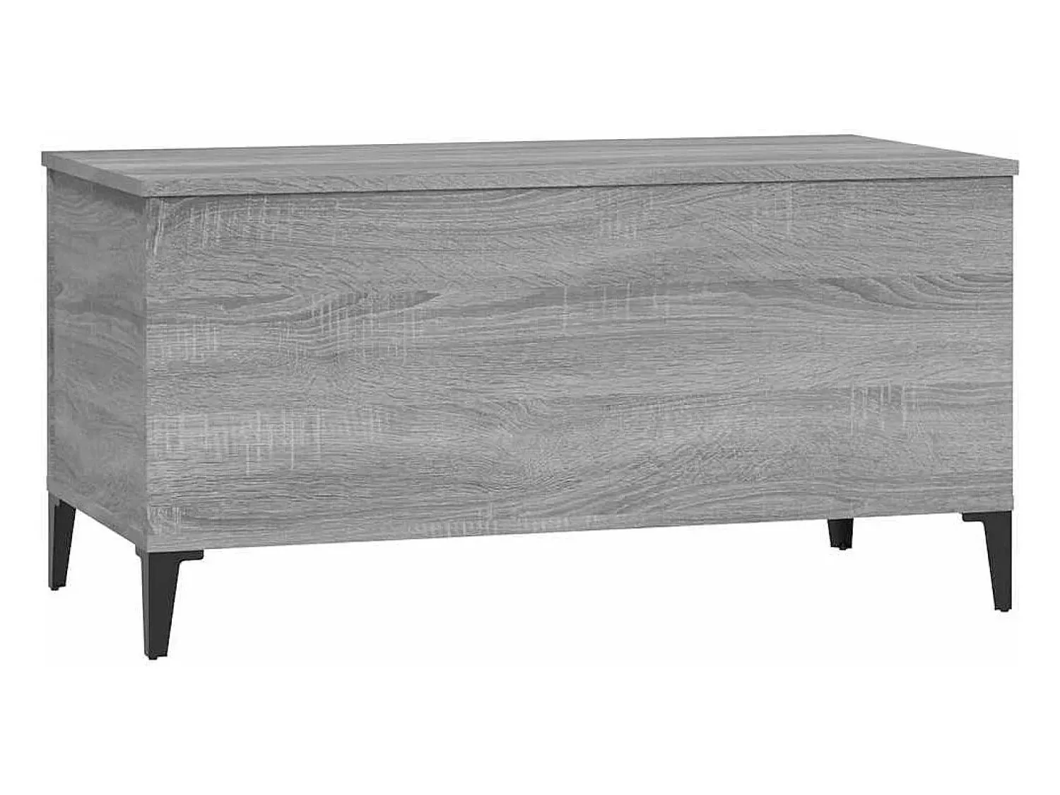 Mesa De Centro*vidaxl Mesa de centro 90x44,5x45 cm derivados de madeira cinza sonoma Cinzento