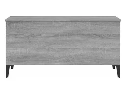 Mesa De Centro*vidaxl Mesa de centro 90x44,5x45 cm derivados de madeira cinza sonoma Cinzento