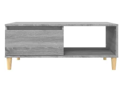 Mesa De Centro*vidaxl Mesa de centro 90x50x36,5 cm derivados madeira sonoma Cinzento