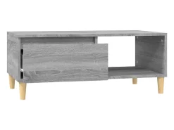 Mesa De Centro*vidaxl Mesa de centro 90x50x36,5 cm derivados madeira sonoma Cinzento