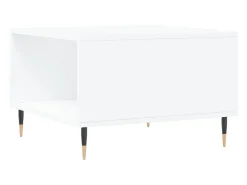 Mesa De Centro|vidaxl Mesa de centro 55x55x36,5 cm derivados de madeira Branco