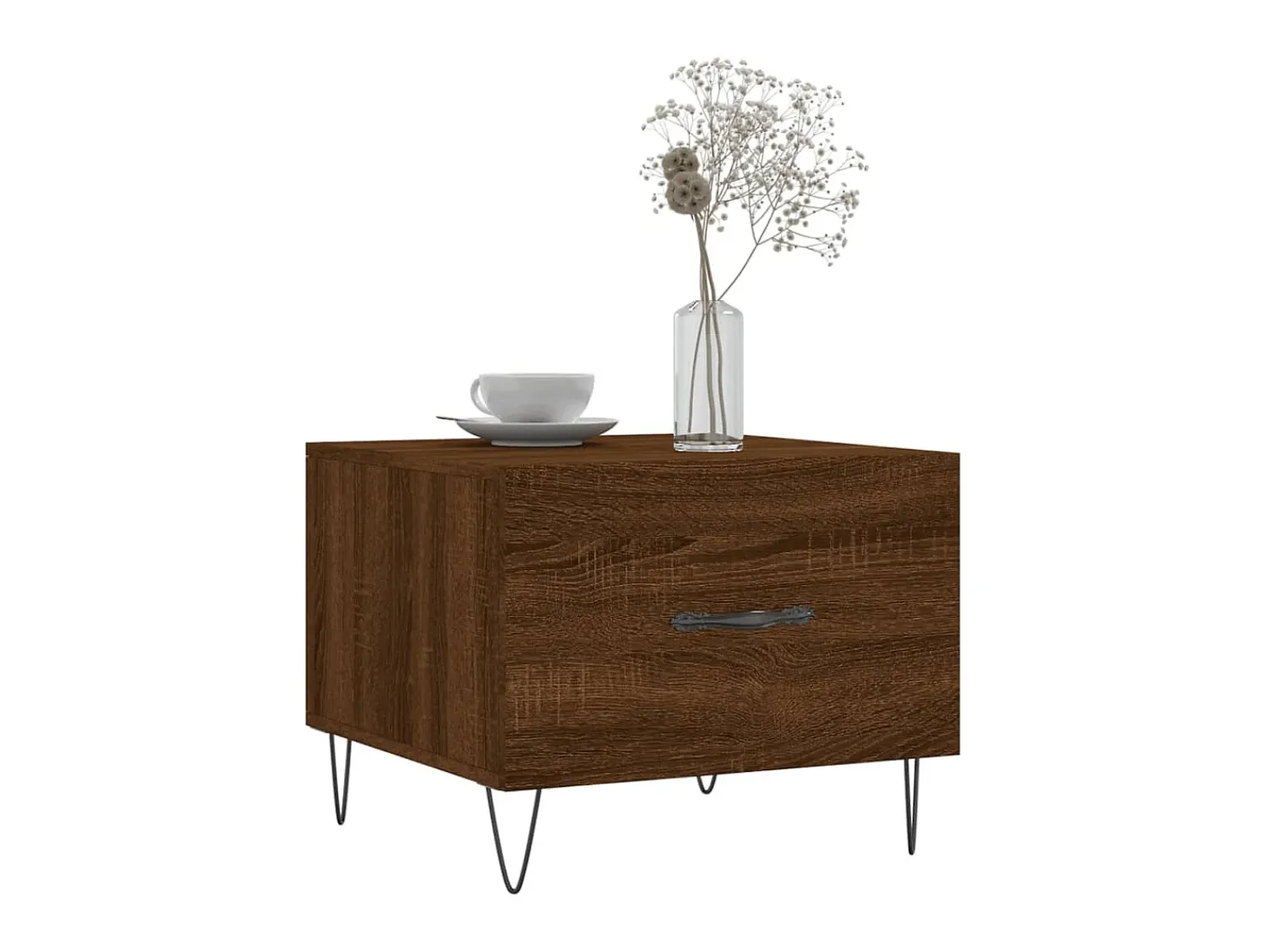 Sale Mesa de centro 50x50x40 cm derivados madeira carvalho PT648129 Castanho