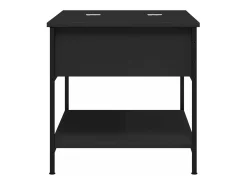 Mesa De Centro*vidaxl Mesa de centro 70x50x50 cm derivados de madeira/metal Preto