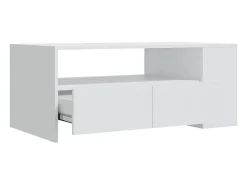 Mesa De Centro*vidaxl Mesa de centro 102x55x42 cm derivados de madeira Branco