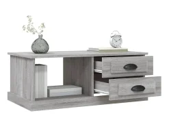 Mesa De Centro* Mesa de centro 90x50x35 cm derivados madeira sonoma PT113742 Cinzento