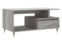 Mesa De Centro* Mesa de centro 90x49x45 cm derivados de madeira sonoma PT623925 Cinzento